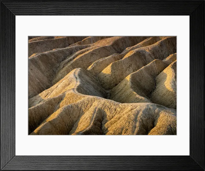 Framed Print : Full frame abstract shot of natural rock formations at Zabriskie Point Framed Print : Full frame abstract shot of natural rock formations at Zabriskie Point