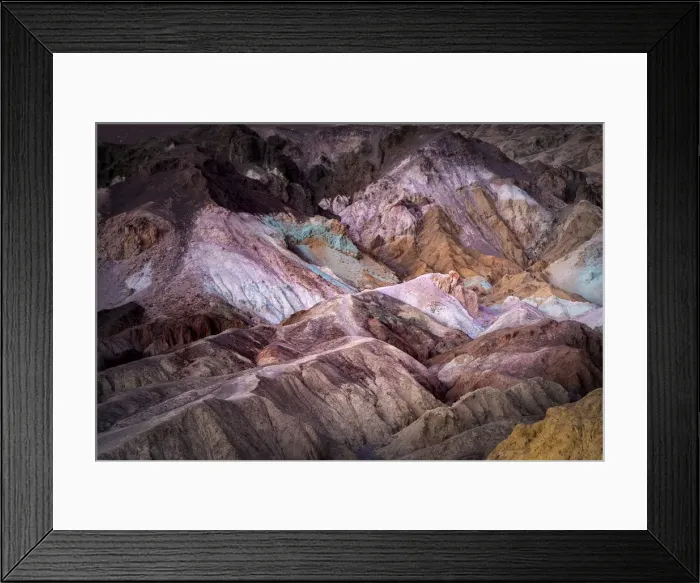 Framed Print : Full frame shot of colorful rock details at Artists Palette Framed Print : Full frame shot of colorful rock details at Artists Palette