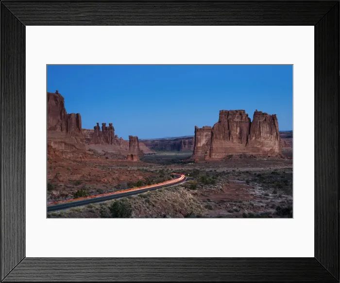 Framed Print : Cars entering rock formations The Organ, Tower of Babel Framed Print : Cars entering rock formations The Organ, Tower of Babel