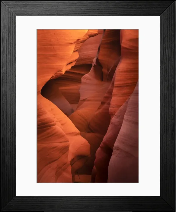 Framed Print : Slot canyon walls, Antelope Canyon X, Page, Arizona, USA Framed Print : Slot canyon walls, Antelope Canyon X, Page, Arizona, USA