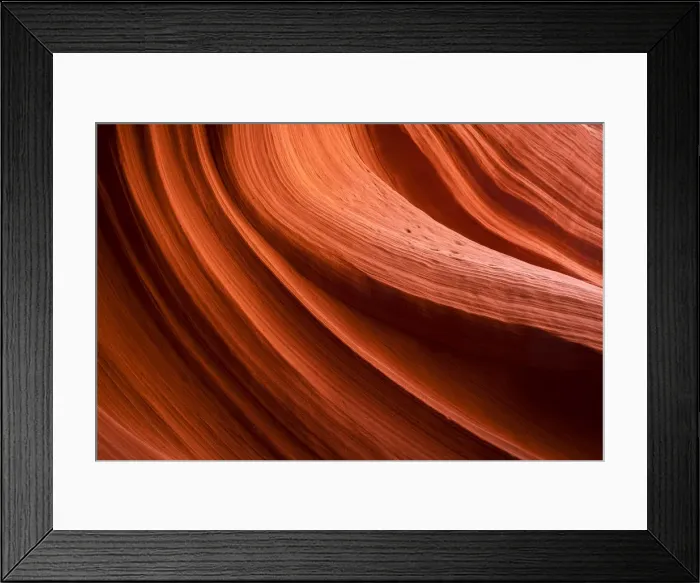 Framed Print : Abstract details of orange slot canyon wall, Antelope Canyon X, Page, Arizona, USA Framed Print : Abstract details of orange slot canyon wall, Antelope Canyon X, Page, Arizona, USA