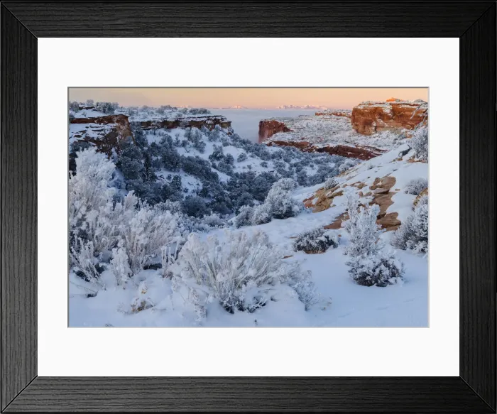 Framed Print : USA, Southwest, Utah, Moab, Canyonlands National Park, Island in the Sky