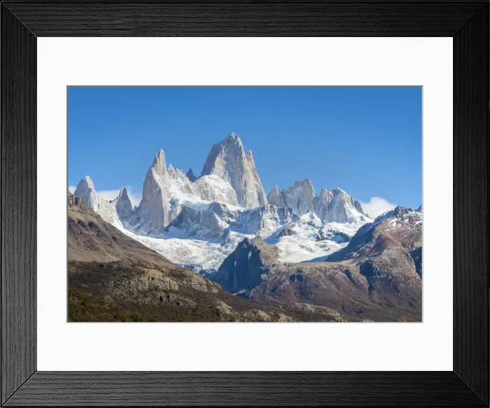Framed Print : Close-up of Fitz Roy mountain, Los Glaciares National Park, El Chalten Framed Print : Close-up of Fitz Roy mountain, Los Glaciares National Park, El Chalten