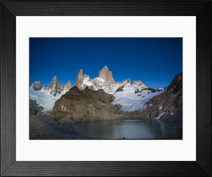 Framed Print : Laguna de los Tres and Fitz Roy before sunrise, Los Glaciares National Park, El Chalten Framed Print : Laguna de los Tres and Fitz Roy before sunrise, Los Glaciares National Park, El Chalten