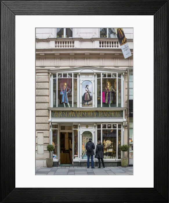 Framed Print : Graben pedestrian street, Vienna, Austria