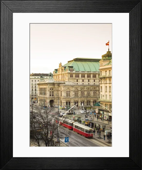 Framed Print : Opera House, Kartner Ring, Vienna, Austria Framed Print : Opera House, Kartner Ring, Vienna, Austria