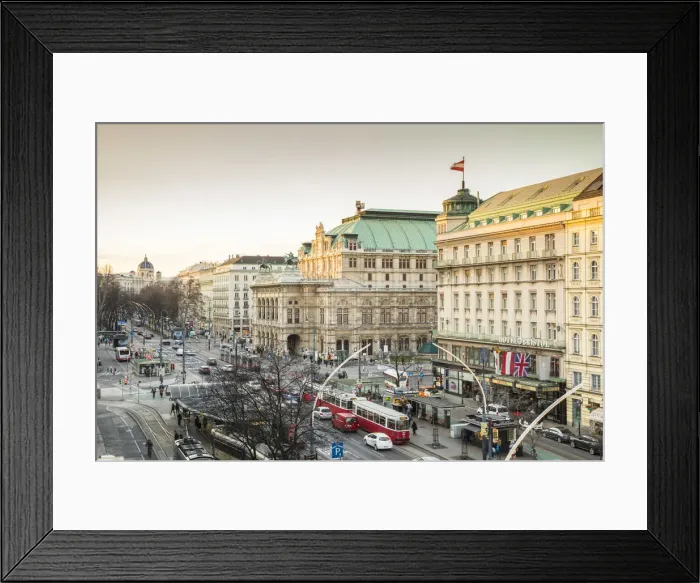 Framed Print : Opera House, Kartner Ring, Vienna, Austria Framed Print : Opera House, Kartner Ring, Vienna, Austria