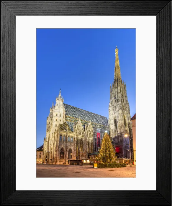 Framed Print : St. Stephens Cathedral or Stephansdom, Vienna, Austria Framed Print : St. Stephens Cathedral or Stephansdom, Vienna, Austria