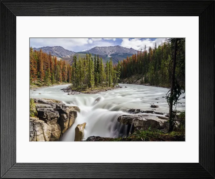 Framed Print : Sunwapta Falls, Icefields Parkway, Jasper, Canadian Rockies, Canada Framed Print : Sunwapta Falls, Icefields Parkway, Jasper, Canadian Rockies, Canada
