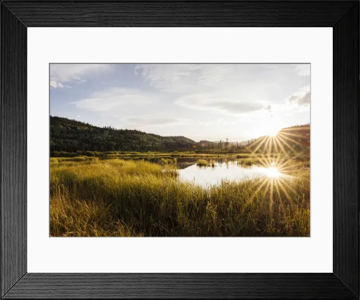 Framed Print : Sunset in Jasper National Park, Canadian Rockies, Alberta, Canada Framed Print : Sunset in Jasper National Park, Canadian Rockies, Alberta, Canada