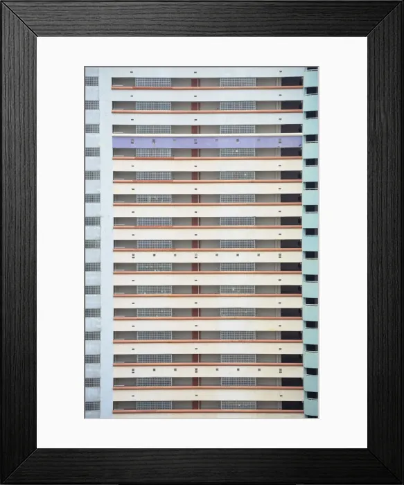 Framed Print : Apartment blocks, Hong Kong Framed Print : Apartment blocks, Hong Kong