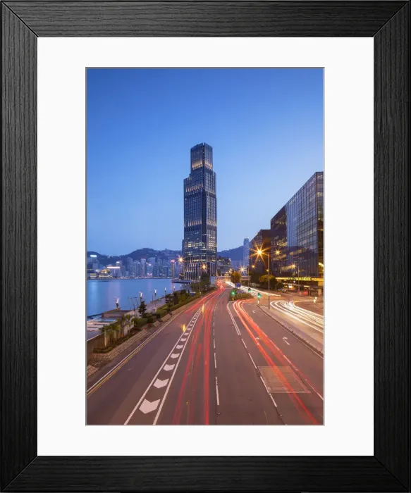 Framed Print : Rosewood Hotel and K11 Atelier on Salisbury Road at dusk, Tsim Sha Tsui, Kowloon Framed Print : Rosewood Hotel and K11 Atelier on Salisbury Road at dusk, Tsim Sha Tsui, Kowloon