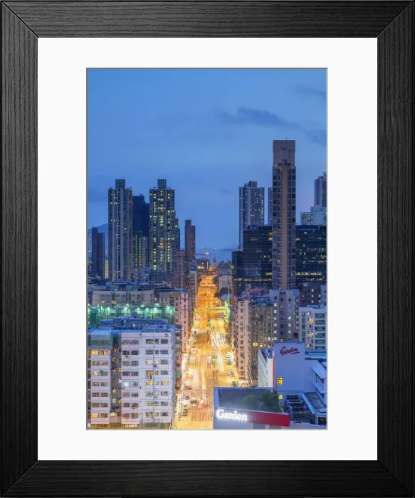 Framed Print : Apartment blocks, Shek Kip Mei, Kowloon, Hong Kong