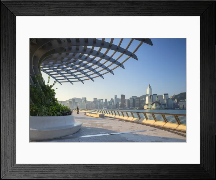 Framed Print : Tsim Sha Tsui promenade and skyline, Tsim Sha Tsui, Kowloon, Hong Kong Framed Print : Tsim Sha Tsui promenade and skyline, Tsim Sha Tsui, Kowloon, Hong Kong