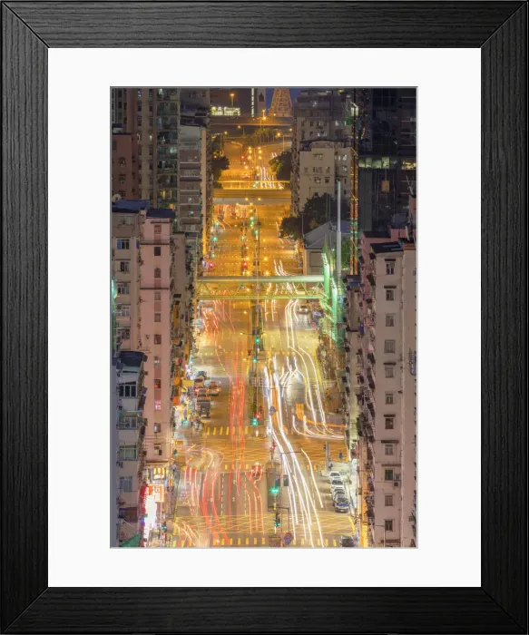 Framed Print : Traffic and apartment blocks, Shek Kip Mei, Kowloon, Hong Kong Framed Print : Traffic and apartment blocks, Shek Kip Mei, Kowloon, Hong Kong