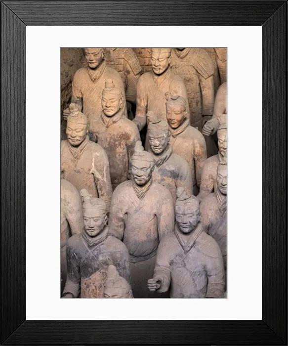 Framed Print : Asia, China, Shaanxi Province, Xian, terracotta warriors from the funerary army of Qin