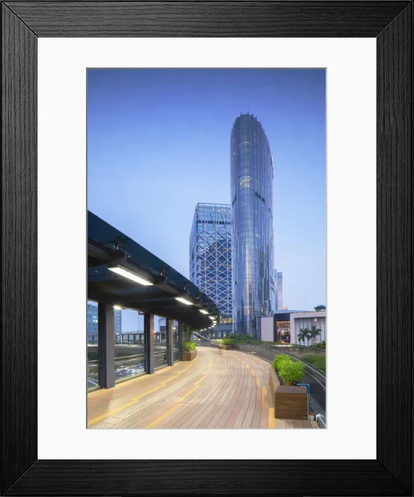 Framed Print : Nuwa Hotel in City of Dreams at dusk, Macau, China Framed Print : Nuwa Hotel in City of Dreams at dusk, Macau, China