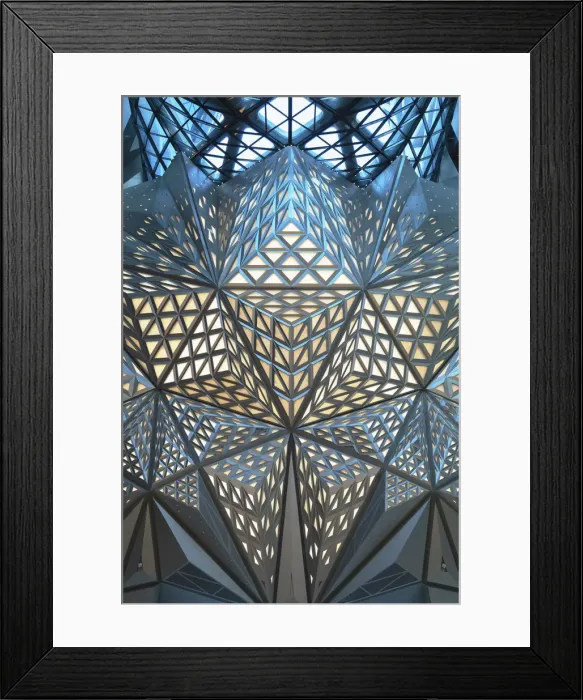 Framed Print : Foyer of Morpheus Hotel in City of Dreams, Macau, China Framed Print : Foyer of Morpheus Hotel in City of Dreams, Macau, China