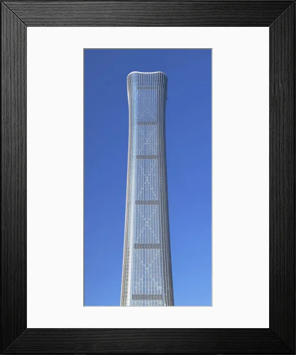 Framed Print : CITIC Tower (tallest skyscraper in Beijing in 2020), Beijing, China