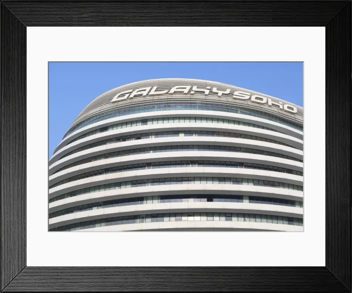 Framed Print : Galaxy SOHO (designed by Zaha Hadid), Beijing, China Framed Print : Galaxy SOHO (designed by Zaha Hadid), Beijing, China