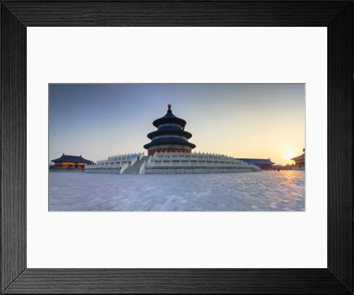 Framed Print : Temple of Heaven at sunrise, Beijing, China Framed Print : Temple of Heaven at sunrise, Beijing, China
