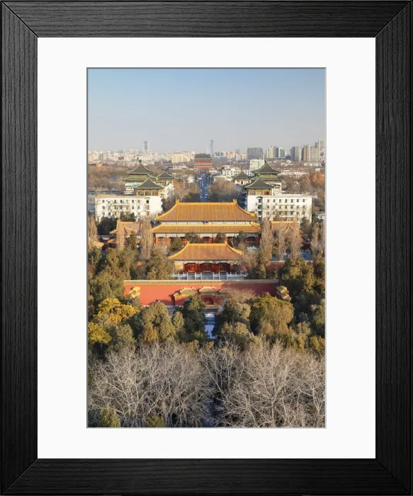 Framed Print : Shouhuang Palace inside Jingshan Park, Beijing, China Framed Print : Shouhuang Palace inside Jingshan Park, Beijing, China