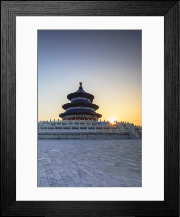 Framed Print : Temple of Heaven at sunrise, Beijing, China Framed Print : Temple of Heaven at sunrise, Beijing, China