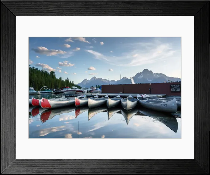 Framed Print : Sunset at Colter bay marina, grand teton national park, Wyoming, Usa Framed Print : Sunset at Colter bay marina, grand teton national park, Wyoming, Usa