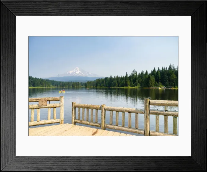 Framed Print : Trillium Lake, Mount Hood State Park, Government Camp, Oregon, USA Framed Print : Trillium Lake, Mount Hood State Park, Government Camp, Oregon, USA