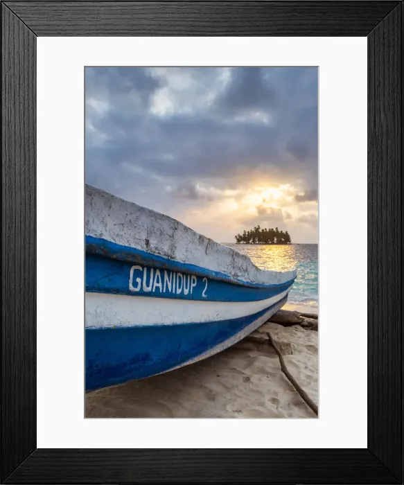 Framed Print : Kuanidup, San Blas islands, Comarca Guna Yala, Panama, Central America