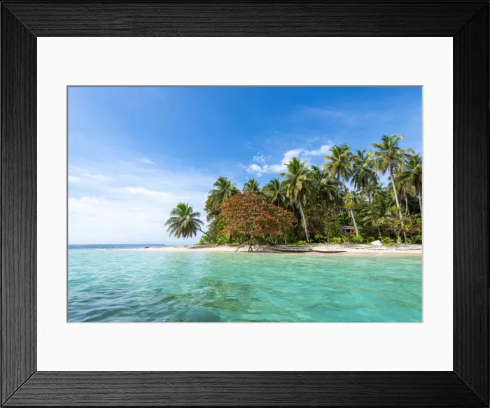 Framed Print : Zapatilla island, Bocas del Toro province, Panama, Central America Framed Print : Zapatilla island, Bocas del Toro province, Panama, Central America