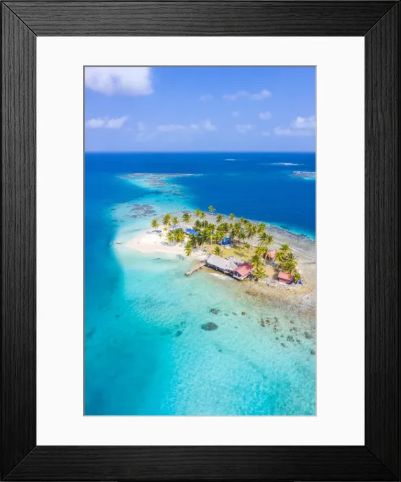 Framed Print : Kuanidup island, San Blas islands, Comarca Guna Yala, Panama, Central America Framed Print : Kuanidup island, San Blas islands, Comarca Guna Yala, Panama, Central America