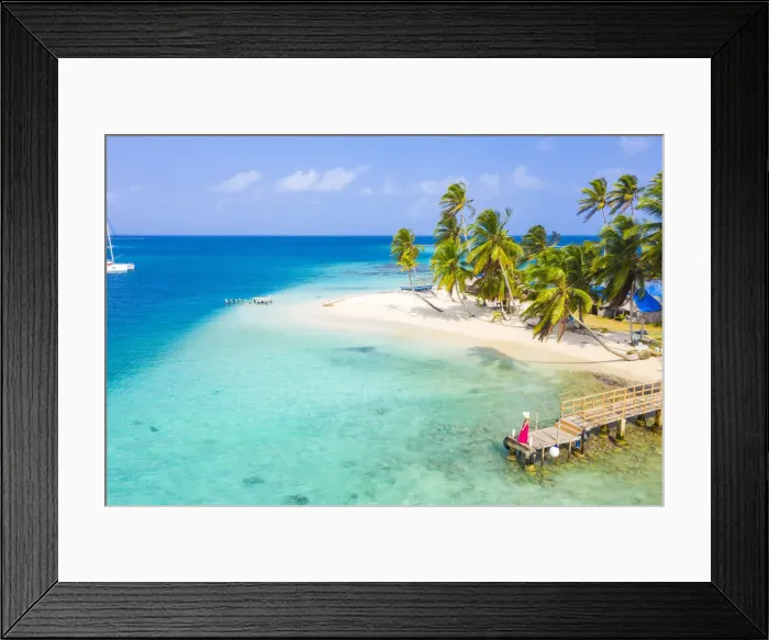 Framed Print : Kuanidup island, San Blas islands, Comarca Guna Yala, Panama, Central America (MR) Framed Print : Kuanidup island, San Blas islands, Comarca Guna Yala, Panama, Central America (MR)