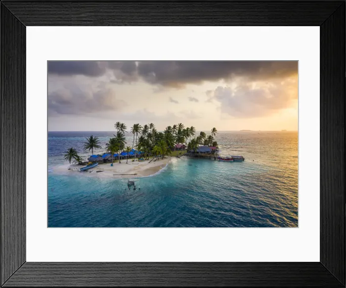 Framed Print : Kuanidup island, San Blas islands, Comarca Guna Yala, Panama, Central America Framed Print : Kuanidup island, San Blas islands, Comarca Guna Yala, Panama, Central America
