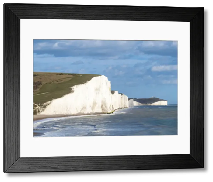 Framed Print : The Seven Sisters, Seaford, East Sussex, England, UK Framed Print : The Seven Sisters, Seaford, East Sussex, England, UK