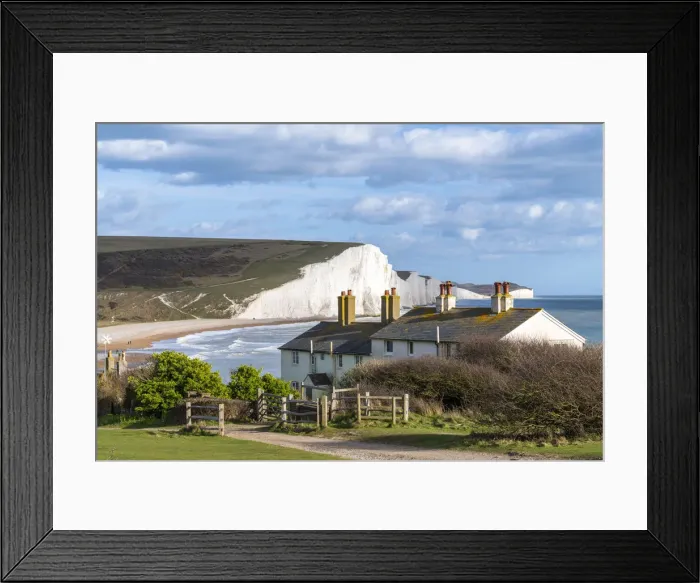 Framed Print : The Seven Sisters, Seaford, East Sussex, England, UK Framed Print : The Seven Sisters, Seaford, East Sussex, England, UK