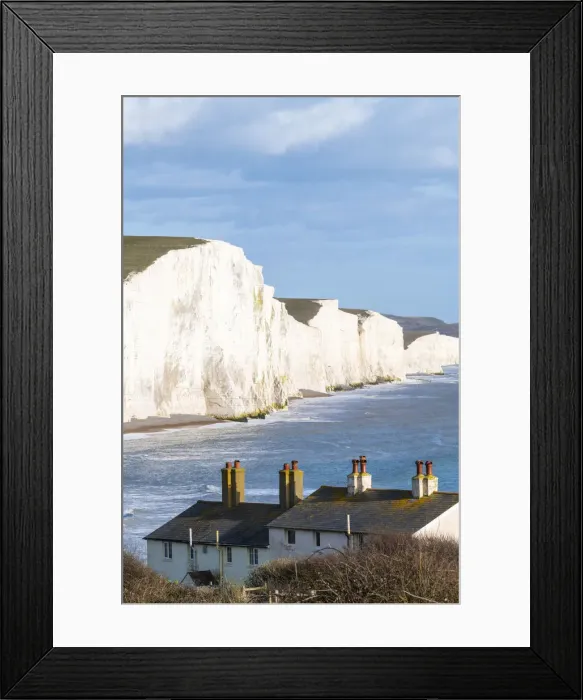Framed Print : The Seven Sisters, Seaford, East Sussex, England, UK Framed Print : The Seven Sisters, Seaford, East Sussex, England, UK