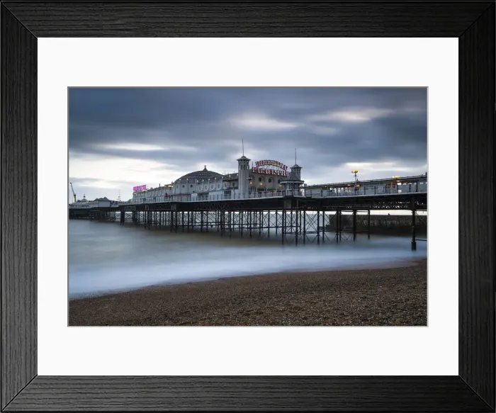 Framed Print : Palace pier, Brighton, East Sussex, England, UK Framed Print : Palace pier, Brighton, East Sussex, England, UK