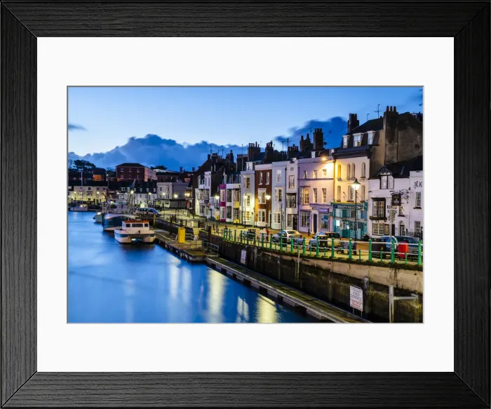 Framed Print : Weymouth harbor, Jurassic coast, Dorset, England, UK Framed Print : Weymouth harbor, Jurassic coast, Dorset, England, UK