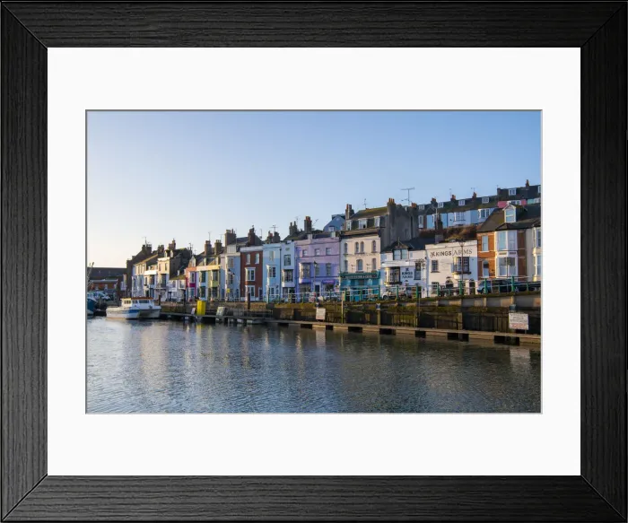 Framed Print : Weymouth harbor, Jurassic coast, Dorset, England, UK Framed Print : Weymouth harbor, Jurassic coast, Dorset, England, UK
