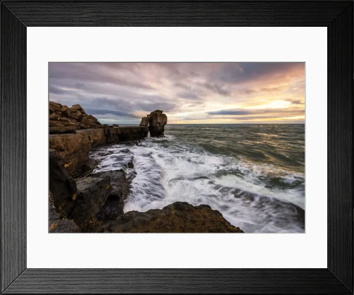 Framed Print : The Pulpit Rock, Isle of Portland, Jurassic coast, Dorset, England, UK Framed Print : The Pulpit Rock, Isle of Portland, Jurassic coast, Dorset, England, UK