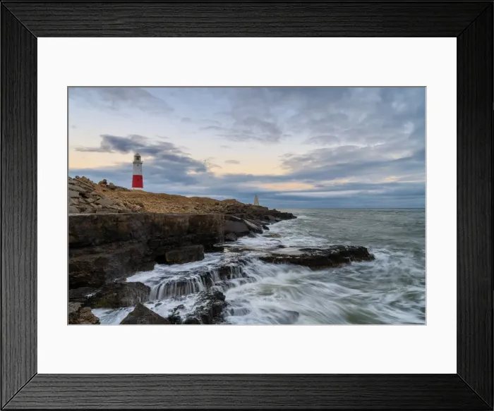 Framed Print : Portland Bill lighthouse, Isle of Portland, Jurassic coast, Dorset, England, UK