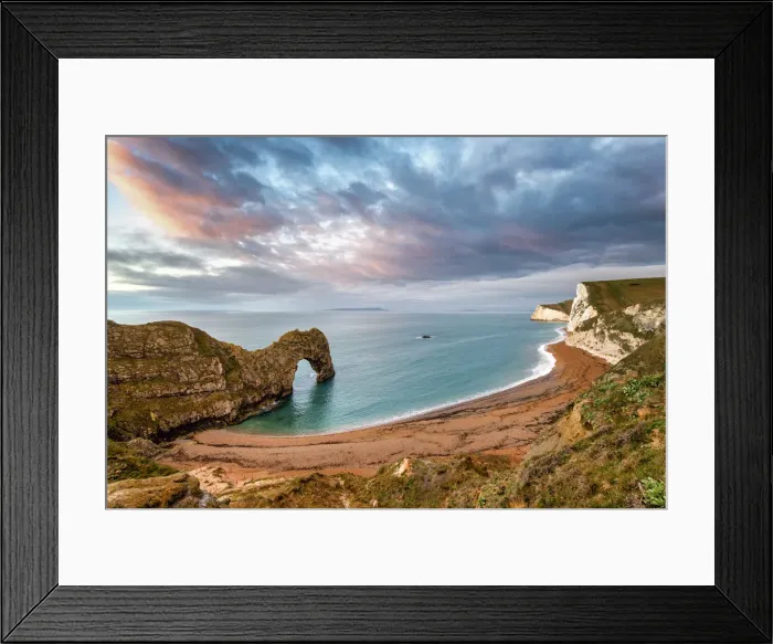 Framed Print : Durdle Door, Jurassic coast, Dorset, England, UK