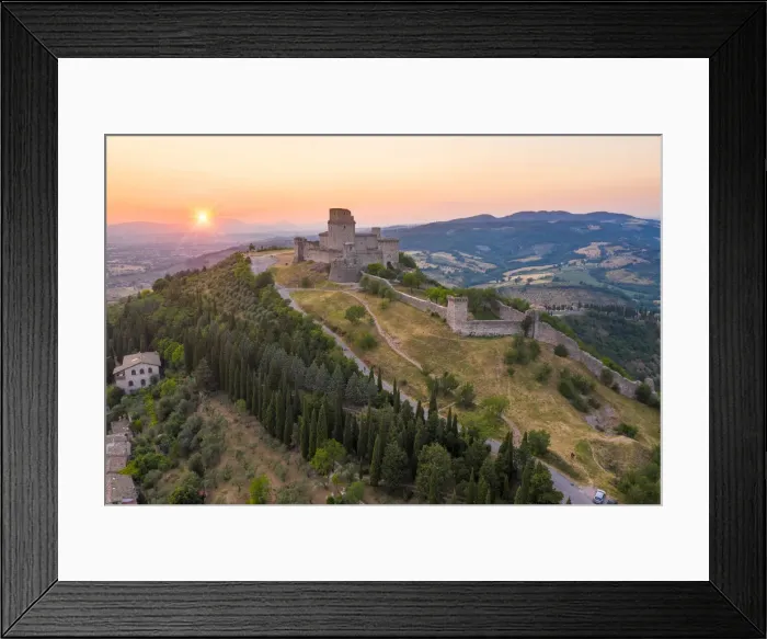 Framed Print : The Rocca Maggiore of Assisi at sunset. Assisi, Perugia province, Umbria, Italy, Europe Framed Print : The Rocca Maggiore of Assisi at sunset. Assisi, Perugia province, Umbria, Italy, Europe