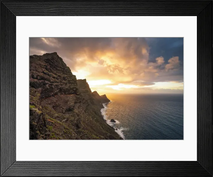Framed Print : Sunset at Mirador del Balcon, Tamadaba natural park, Gran Canaria, Canary Islands, Spain Framed Print : Sunset at Mirador del Balcon, Tamadaba natural park, Gran Canaria, Canary Islands, Spain