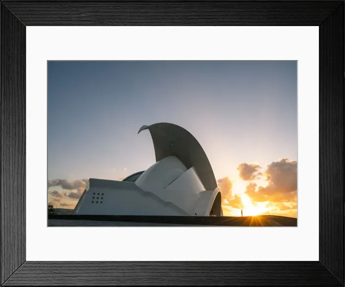 Framed Print : Auditorio de Tenerife at sunrise. Santa Cruz de Tenerife, Tenerife, Canary Islands, Spain Framed Print : Auditorio de Tenerife at sunrise. Santa Cruz de Tenerife, Tenerife, Canary Islands, Spain