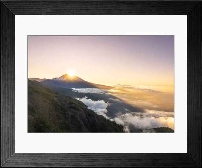 Framed Print : Mount Teide at sunset. Tenerife, Canary Islands, Spain Framed Print : Mount Teide at sunset. Tenerife, Canary Islands, Spain
