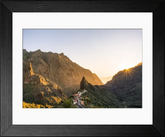 Framed Print : Masca village at sunset. Tenerife, Canary Islands, Spain Framed Print : Masca village at sunset. Tenerife, Canary Islands, Spain