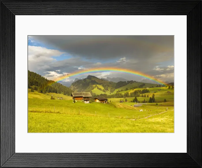 Framed Print : Rainbow on Alpe di Siusi / Seiser Alm, South Tyrol, Bolzano province, Trentino Alto Adige Framed Print : Rainbow on Alpe di Siusi / Seiser Alm, South Tyrol, Bolzano province, Trentino Alto Adige