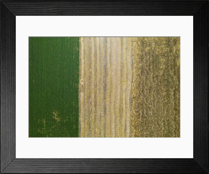 Framed Print : flag in the field, drone picture, Tuscan-emilian Apennine national park Framed Print : flag in the field, drone picture, Tuscan-emilian Apennine national park